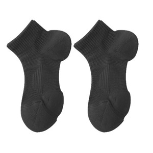 Athletic Socks Short Cotton Breathable Anti-Slip For Tennis Workouts Solid Color Multi Color Options - Product Image 5