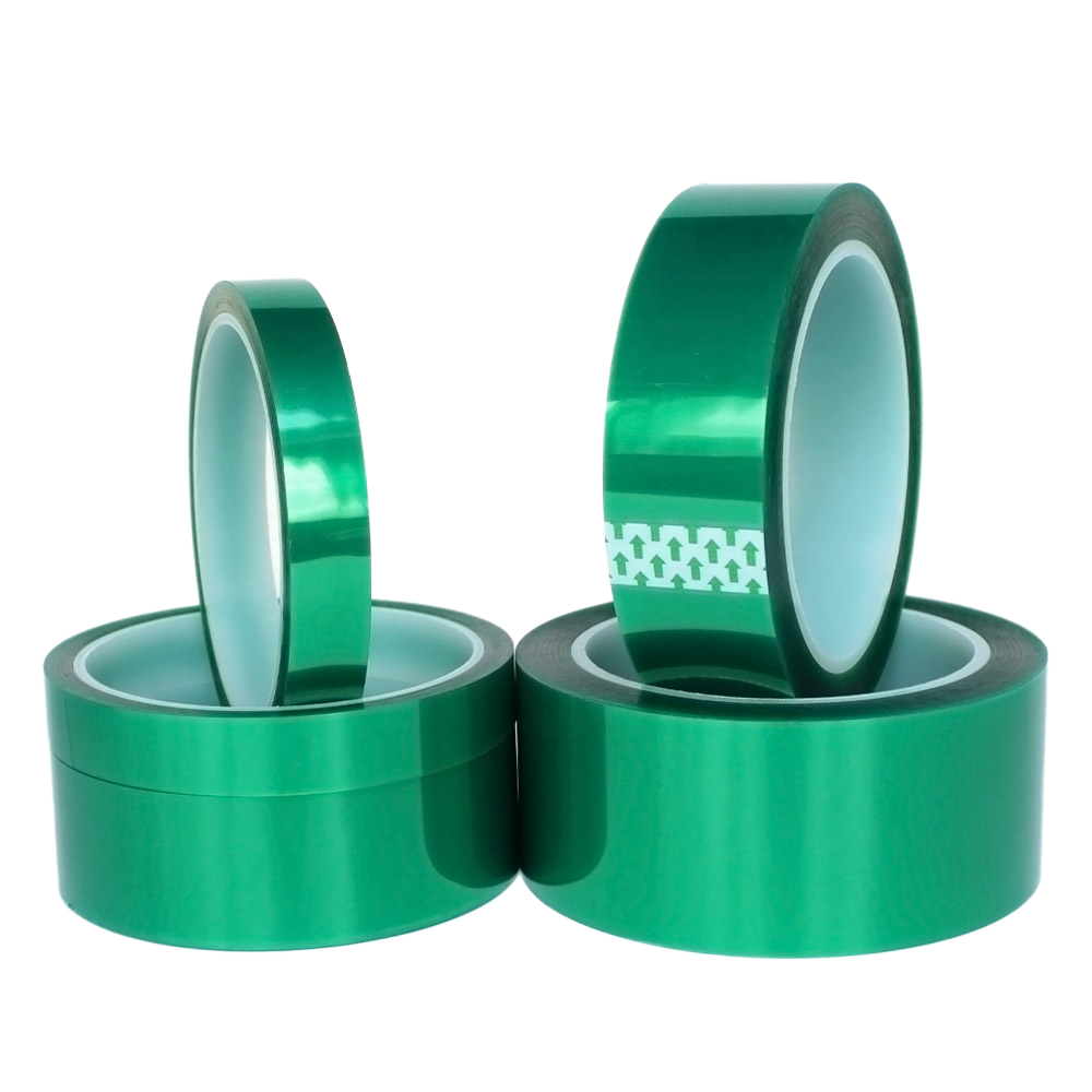 2-High-Temp Electroplating Epoxy Resin Powder Coating Anodizing Masking PET Polyester Film Silicone Glue Adhesive Paper Film