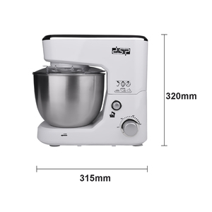 Batidora de Alimentos DSP <span class=keywords><strong>Chef</strong></span> de 5L, Acero Inoxidable, Multifuncional, Amasadora Automática, 1000W, Eléctrica, CB/CE - Product Image 4