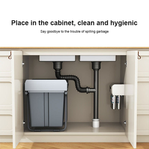 <span class=keywords><strong>Tiroir</strong></span> de recyclage <span class=keywords><strong>coulissant</strong></span> de tri 40 litres <span class=keywords><strong>armoire</strong></span> ménage caché <span class=keywords><strong>cuisine</strong></span> poubelle déchets <span class=keywords><strong>avec</strong></span> couvercle poubelle retirer grand - Product Image 3