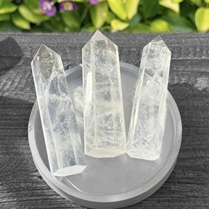 Bán buôn Chất lượng cao tự nhiên lục giác tinh thể kim cương tháp đánh bóng rõ ràng thạch anh điểm cho chữa bệnh - Product Image 4