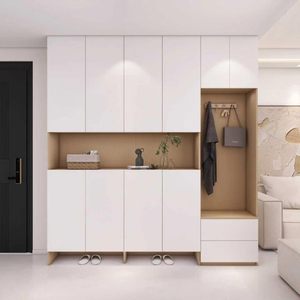 Meuble à chaussures moderne sur mesure grande capacité pour les entrées des maisons avec design gain de place - Product Image 1