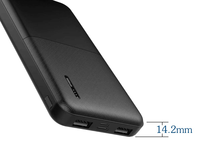 Nouvelle technologie, étanche, technologie GaN, écran LED, 10000 mAh, ultra-mince, batterie externe portable, double USB, micro USB, type-C, chargeur rapide