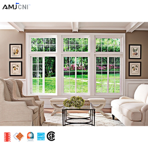 Fenêtres coulissantes en aluminium robustes conformes aux normes canadiennes AMJ NFRC, fenêtres en aluminium à double vitrage pour l'Amérique du Nord - Product Image 1
