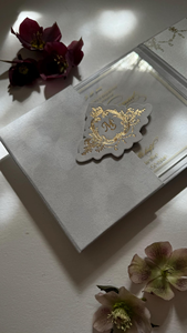 Dapat disesuaikan kristal mewah putih lipat tiga beludru kartu undangan pernikahan amplop tradisional Mariage setelan hadiah ulang tahun - Product Image 3