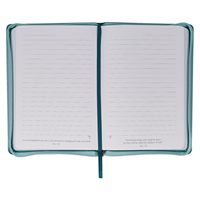 Journal A5 Wake up and Be Awesome avec couverture rigide et logo personnalisé Cahier d'agenda ligné basé sur la foi en bleu Poids du papier 100gsm pour cadeaux