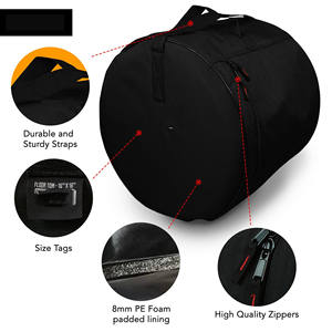 Muestra Gratuita, Bolsa Personalizada para Tambor de Caja de 14x5.5 Pulgadas, Bolsa para Kit de Percusión, Estuche Blando para Transporte de Músicos, Almacenamiento a Largo Plazo - Product Image 3