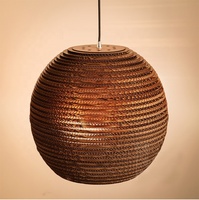 Lustre Industriel Rétro pour Restaurant, Bar, Salon de Hot Pot, et Maison – Suspension en Papier Multi-Formes Tendance