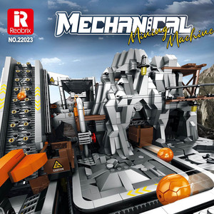 22023 Technology Engineering Building <b>Blocks</b> Mining Machine Model Boys Educational Assembly Remote Control Toy - Product Image 2