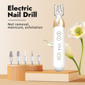 Juego de Taladro Eléctrico Portátil Recargable 2025 para Manicura y Pedicura con Funciones de Exfoliación y Eliminación de Uñas - Product Image 2