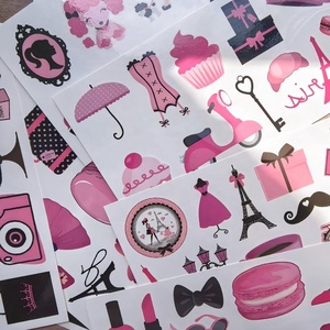 Tatuajes Temporales Impermeables de París, Decoraciones para Fiestas de Cumpleaños, Recuerdos, Pegatinas Decorativas de Moda y Diseño Parisino, Regalos para Chicas - Product Image 6