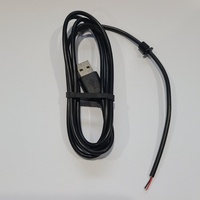 Cable USB 2,0 A macho A 2 pines 4 pin, cable de alimentación de extensión de extremo abierto