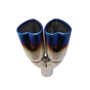 Desain Fashion Exhaust Tailpipes Bentuk Hati Knalpot Tips - Product Image 2