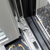 Nouvelle Arrivée Fenêtres à Battants en Aluminium à Double Vitrage Certifiées CE avec Moustiquaire Magnétique Écoénergétique pour Cuisine, Salle de Bain, Hôtel