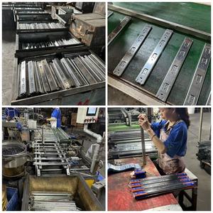 Lato del cassetto morbido di dimensioni ravvicinate con Runner in lega di alluminio Bead Strip Machine Rail cassetto di chiusura morbida lato del cassetto con Runner - Product Image 2