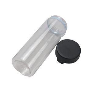 4oz 8oz 10oz CR Botellas Pet Plastic 2oz Tarro de boca ancha con tapa evidente a prueba de niños y anillo de manipulación - Product Image 4