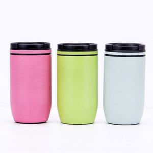 แก้วกาแฟสแตนเลสสุญญากาศสองชั้น ขนาด 350 มล. พร้อมฝาเกลียว แบบขายส่ง สำหรับทำเป็นแก้วแบบกำหนดเองได้ - Product Image 1