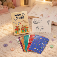 Journal d'affirmations éducatif écologique personnalisé avec cartes d'affirmation supplémentaires et boîte personnalisée pour cadeaux de famille, de maternité ou d'anniversaire