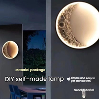 Lampes de lune DIY en plastique faites maison pour le dropshipping – Décoration personnalisée pour chambre à coucher et usage nocturne