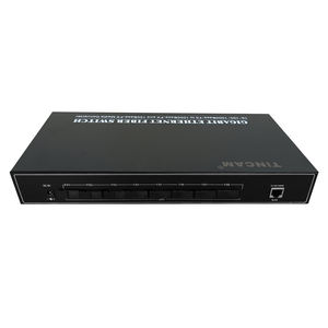 Commutateur réseau intelligent TiNCAM 8*100M SC+1*1000M Convertisseur de média RJ45 Convertisseur de média 20km Fibre optique - Product Image 4