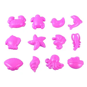 Mainan Kit adonan permainan laut masing-masing 30g 9 warna adonan mainan makhluk laut 12 adonan cetakan laut
