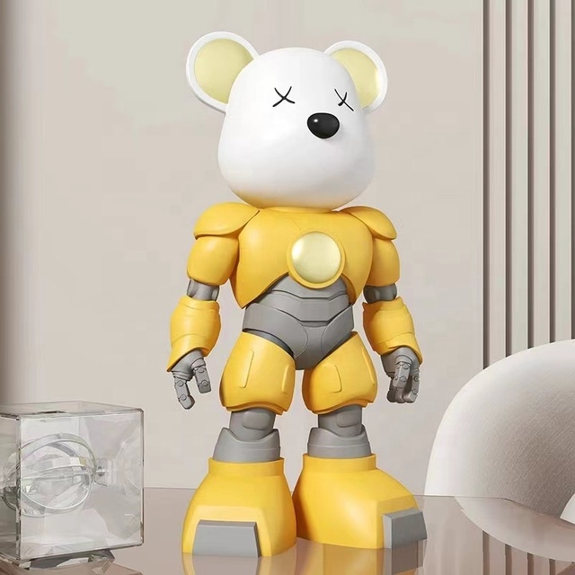 Wholesale Creative Resin transformers Robot Statue Action Figure Toy Children Home Decorations