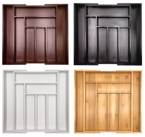 Tre nhà bếp ngăn kéo tổ chức dao kéo khay ngăn thân thiện với môi thiết kế đa chức năng <span class=keywords><strong>Flatware</strong></span> đồ dùng - Product Image 2