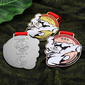 Bán Buôn Cá Nhân Tùy Chỉnh Thiết Kế Đồng Judo Taekwondo Đấu Vật Thể Thao Kim Loại Huy Chương Thiếu Niên Võ Thuật Đua Huy Chương - Product Image 6