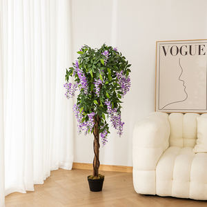 Wholesale Artificial Wisteria Tree <b>Plastic</b> Environmental Friendly Customizable Size Home Wedding Party Garden Ornament - Product Image 2