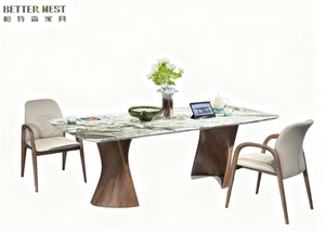 DOJII quarzo <span class=keywords><strong>tavolo</strong></span> da pranzo 5 pezzi sala da pranzo nuova struttura in alluminio classico mobili <span class=keywords><strong>grigio</strong></span> <span class=keywords><strong>bianco</strong></span> sedia <span class=keywords><strong>tavolo</strong></span> da pranzo - Product Image 2