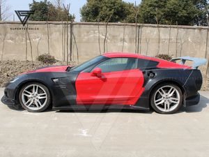 Kit de carrosserie large en fibre de verre FRP de style Supertechnics pour Chevrolet <span class=keywords><strong>Corvette</strong></span> <span class=keywords><strong>Stingray</strong></span> <span class=keywords><strong>C7</strong></span> - Product Image 3
