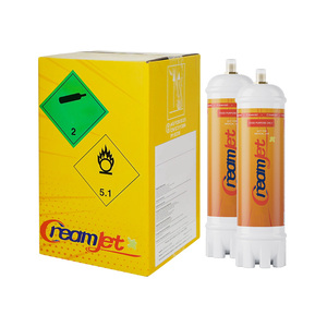 Cartouche de gaz pour crème fouettée Creamjet Custom, 4 pièces/boîte, N2/CO2, qualité alimentaire, outils pour desserts, cylindre de gaz - Product Image 1
