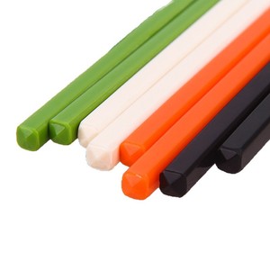 Palillos de melamina para hoteles, comedores, restaurantes y hoteles; palillos de melamina de imitación de porcelana de colores, 10 pares - Product Image 3