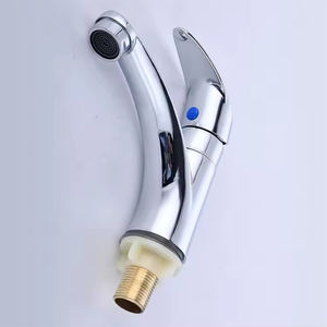 <span class=keywords><strong>Robinet</strong></span> de <span class=keywords><strong>cuisine</strong></span> mural en acier inoxydable avec bec extractible en laiton pour évier et lavabo - Product Image 2