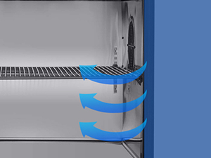 Swenza Réfrigérateurs à trois portes côte à côte pour cuisines professionnelles - Product Image 3