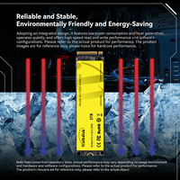 قرص صلب داخلي SSD من نوع M.2 PCIe 4.0 بسرعة 2280 من الجيل الرابع للكمبيوتر