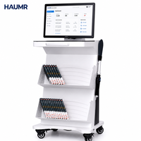 Carrito de Inventario Móvil RFID HAUMR, Equipo de Control de Inventario de Libros RFID, Compatible con SIP2 para Gestión de Bibliotecas y Otros Equipos de Servicio