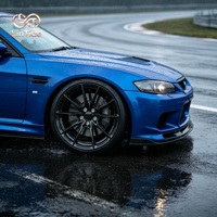 Jantes forgées noires de performance 19 20 pouces 5x120 ET40 à 5 branches en V fendues pour voitures BMW Audi