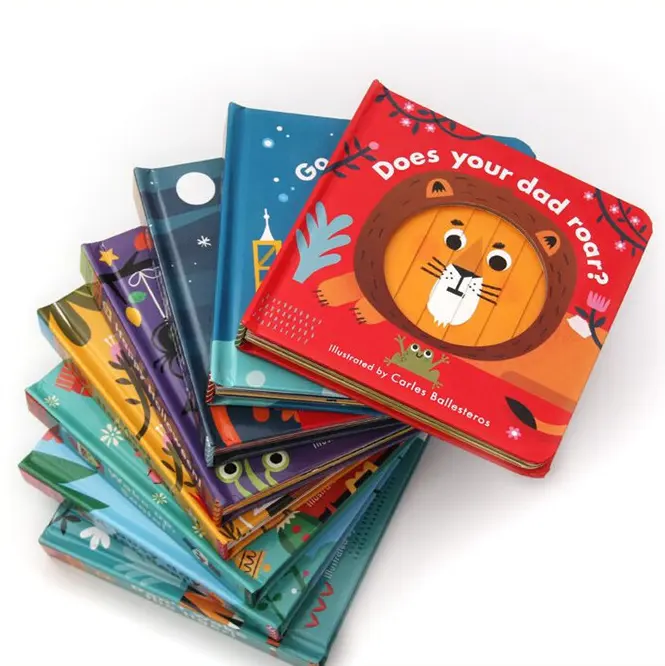 Manufacturer Custom Design Learning Educational Cardboard Children Book Printing for Kids
