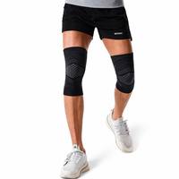 Genouillères de sport tricotées, compression élastique, respirantes, en nylon, pour le basketball, la course à pied, le volley-ball, l'entraînement