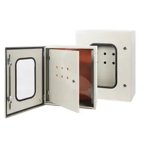 Hot Sale Control Electrical Electronic Enclosure Waterproof Distribution Box Control Panels Metal Case With Inner Door