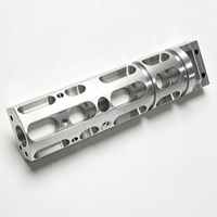 Pièce en alliage d'aluminium léger usinée CNC, structure creuse, pièce de rechange mécanique en aluminium personnalisée pour équipement laser robotisé