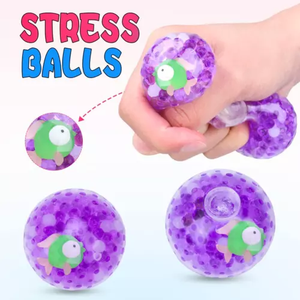 Pelota Antiestrés de Goma Suave de Colores Arcoíris al por Mayor, Juguete Sensorial para Aliviar el Estrés - Product Image 5