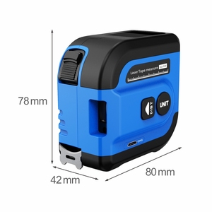 Compteur Pieds Pouces Librement Interrupteur Antipoussière De Double Mode Télémètre <span class=keywords><strong>Laser</strong></span> <span class=keywords><strong>Ruban</strong></span> - Product Image 2