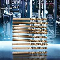Foret hélicoïdal à queue droite HSS M35 5% Cobalt 8 mm pour métaux durs, acier inoxydable, fonte