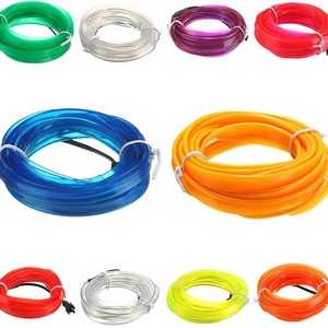 JINXIN EL Lumière Ambiante <span class=keywords><strong>LED</strong></span> à Ligne Froide pour l'Intérieur de la Voiture, Lampe d'Ambiance, Ligne Lumineuse, Lumières de Fente de Porte, Bande Lumineuse - Product Image 5