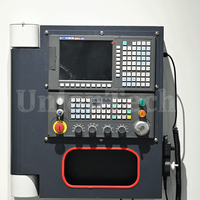 Tour CNC à banc incliné horizontal GSK, 3 axes, haute vitesse, pour tournage de composants de précision en acier inoxydable et alliages, charge moyenne