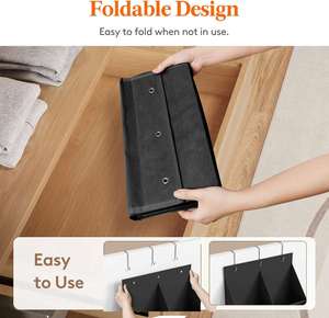 High Quality Modern Style 15-Pocket Door <b>Shoe</b> Organizer Stainless Steel Metal Fabric Rack New Release Foldable Convenient - Product Image 5