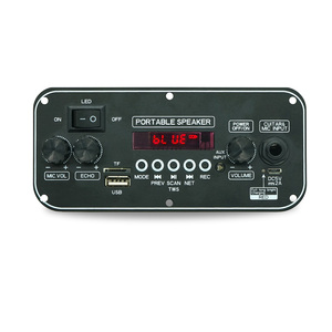 JQ Stereo - Módulo Amplificador de Audio con Reproductor <span class=keywords><strong>MP3</strong></span> y Batería Recargable de 3.7V y 2 x 10W - Product Image 1