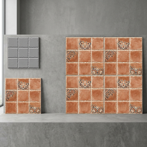 Carreaux de porcelaine rectifiés rustiques 16x16 pouces, antidérapants numériques, pour parkings, céramiques de sol extérieur robustes - Product Image 5